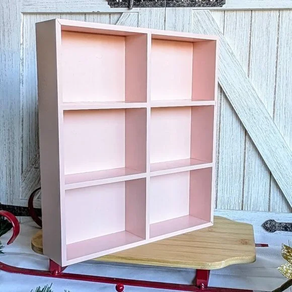 Bullseye Playground Wooden Tiered Tray Crate Cubby 2023 Valentine Pink - Picture 5 of 5